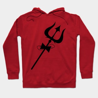 Shivas trident with damru. Hoodie